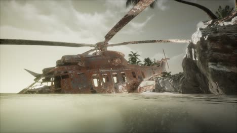 old-rusted-military-helicopter-near-the-island